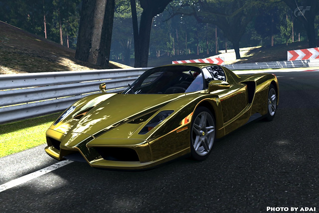 Ferrari Enzo Gold chrome | Flickr - Photo Sharing!
