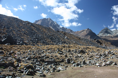 Side of the moraine