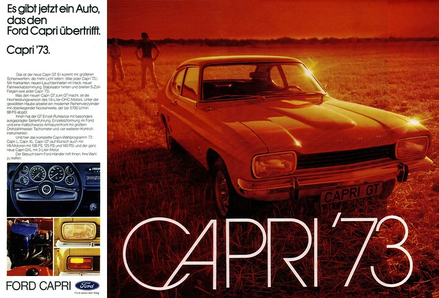 Ford Capri I 1973 GT Es gibt jetzt ein Auto das den Ford Capri