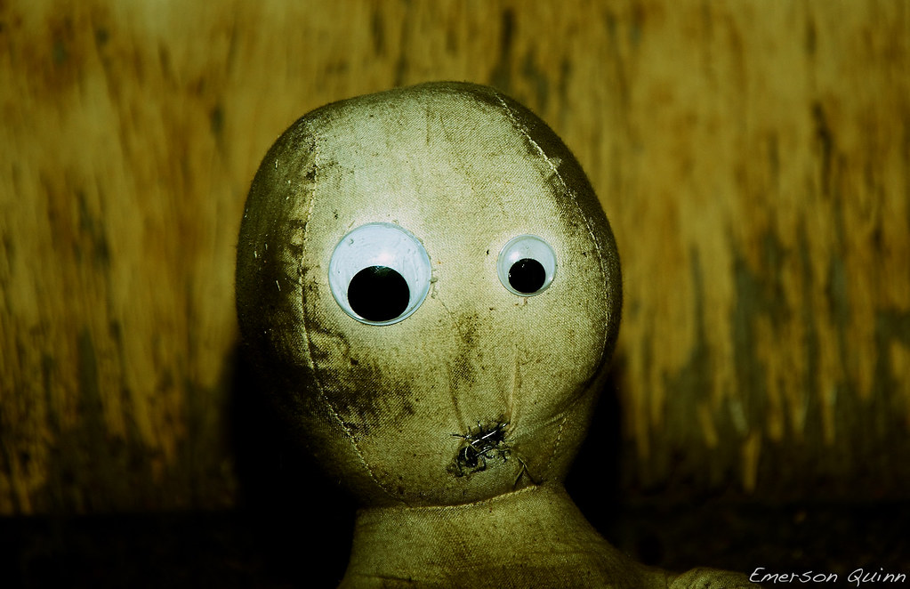 Frightened doll