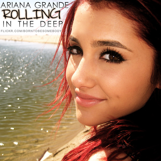Ariana Grande Rolling In The Deep CD Cover