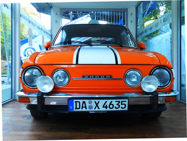 orange Skoda S 110 R Coupe 19701980 10th Stadpark Revival Hamburg