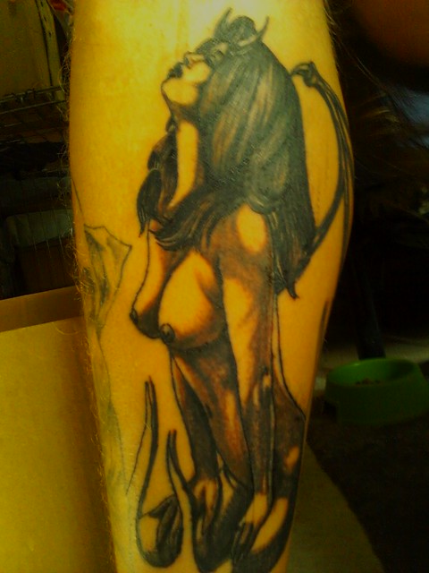 Lucas' SheDevil Tattoo INK by Donald Green Speedy of EXCon Tattoo's