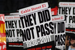 Battle Of Cable Street 75th Anniversary March and Rally