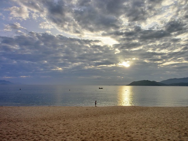early-morning beach at Evason Ana Mandara Nha Trang