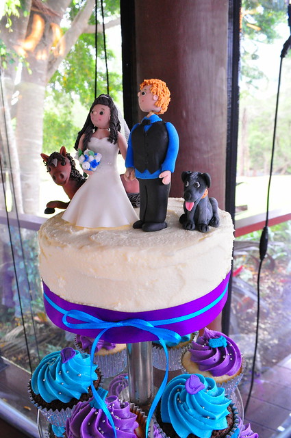 purple and turquoise wedding ideas