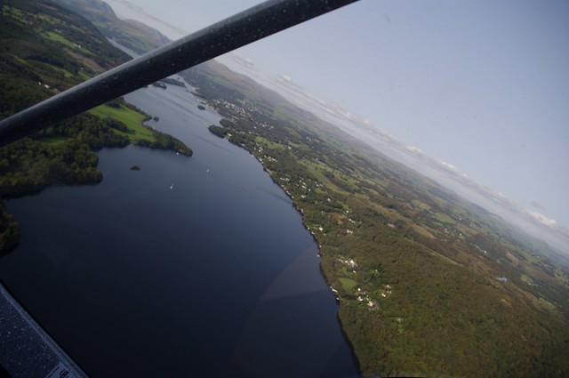 Lake Windermere, Cumbria from the air