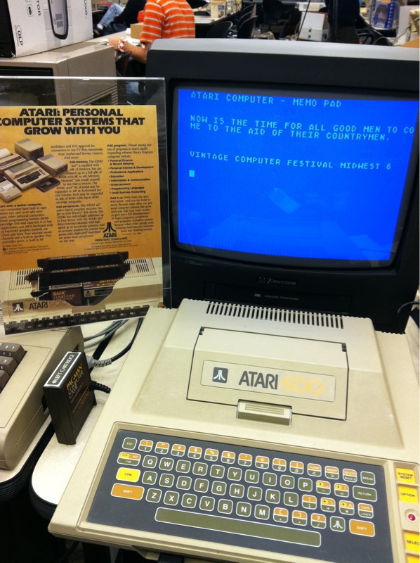Word processing on the Atari 400