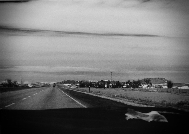 Film from 90 post processed, the road