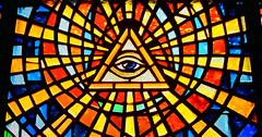 Stain Glass from 32 Degree Scottish Rite of the Masons II (beware the all seeing eye)