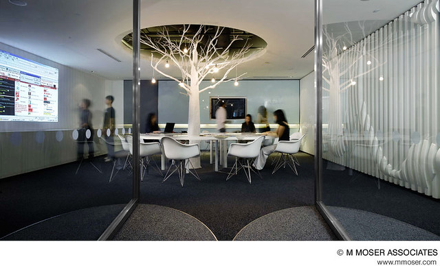 Creative office design by M Moser Associates