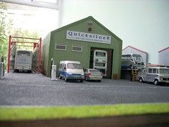 Model bus depot construction