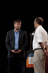 Ilja Laurs and Adam Messinger, JavaOne 2011 San Francisco "Java Strategey Keynote"