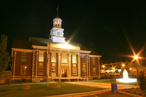 Cannon County Courthouse at Night (2011) - Woodbury, TN