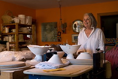 Dawn Burnham, potter, Maberly, 2011