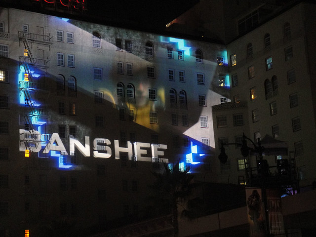 XMen First Class Video Wall Banshee the Roosevelt Hotel Hollywood