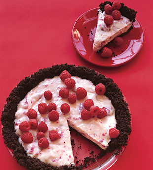 ba no bake chocolate raspberry cream pie