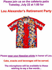 Lou Alexander SJMN Retirement Celebration