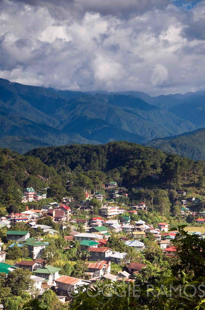 Sagada - View of the Town on the Road to Besao II