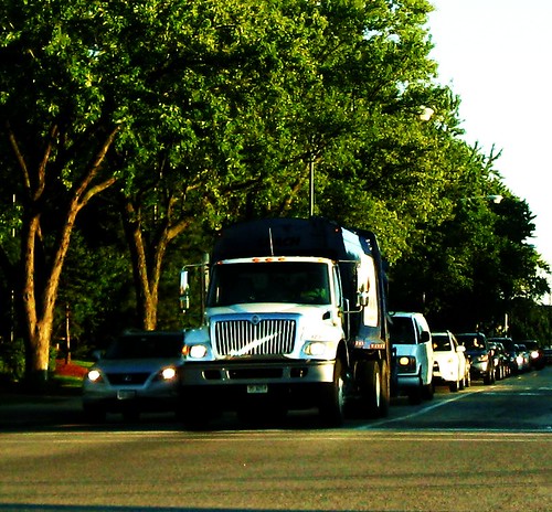 A "New" Lakeshore Waste Services, International garbage truck. Niles Illinois USA. August 2011. by Eddie from Chicago
