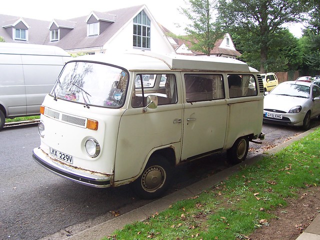 VW Camper Van white rust in need of attention 