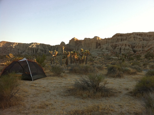 My tent in the desert