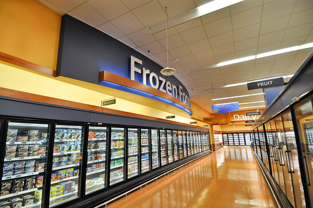 Interior Grocery Design | Frozen Foods Design | Interior Decor Design | Freezer Section Design