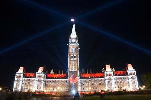 Mosaika Light Show on Parliament Hill
