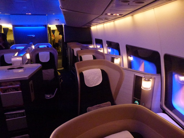 British Airways First Class Cabin Seats