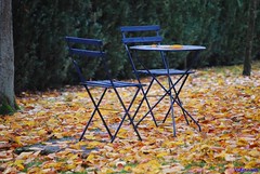 Une table, quatre chaises et les saisons