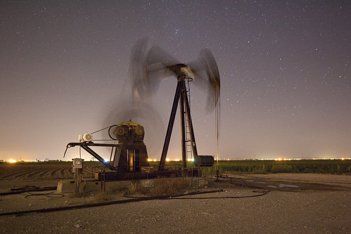 Oil Pump at Night