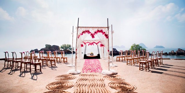 Weddings beach wedding setup booking