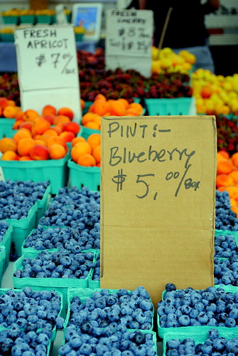 Blueberries and Apricots