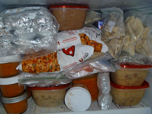inside the freezer