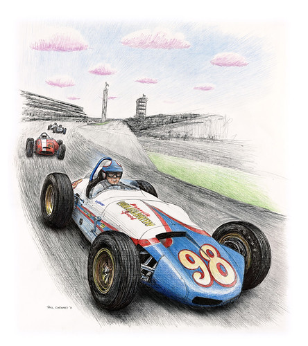 Parnelli Jones_1963 Indy 500_small by Automobiliart