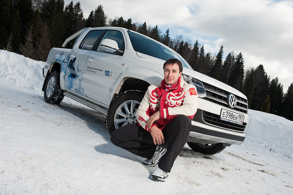 Sochi 2014 Ambassador Alexey Voevoda - Volkswagen Amarok - Photo taken on 23 August 2011