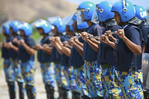 UN and National Police Train in East Timor
