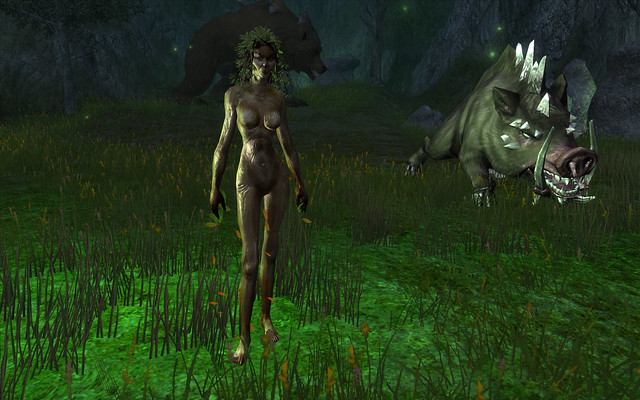 dryad and dire animals 4