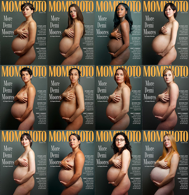 Demi Moore Pregnant Cover 90