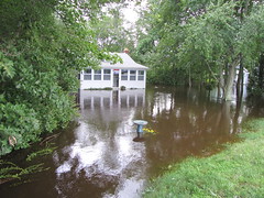 Lake Garrison after Hurricane Irene