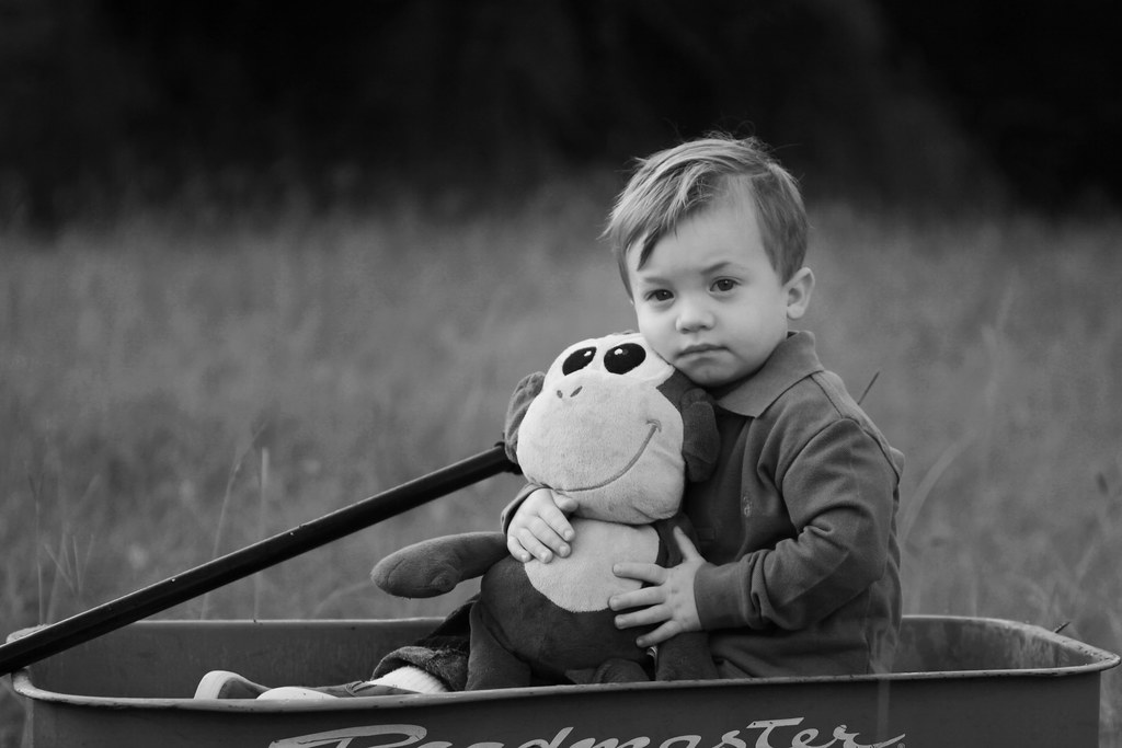 A boy and his monkey, can it get any cuter?