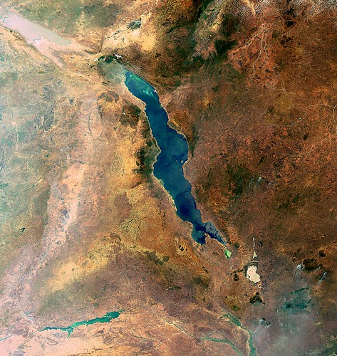 Lake Malawi satellite