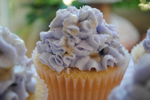 Lavender Honey Vanilla Bean Cupcakes