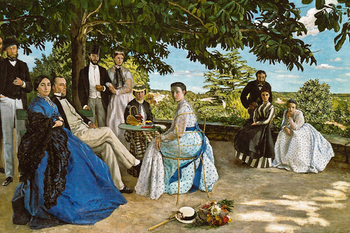 Frederic Bazille - Family Reunion, 1867 at Musée d'Orsay Paris France