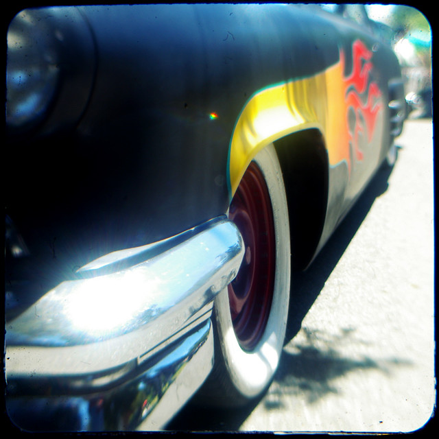 Funky cool flames TtV365239 Strangers 12th Annual BBQ and Car Show