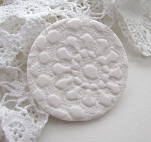 white noise series brooch