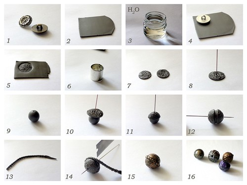 Обзор- нестандартные инструменты и материалы для полимерной глины. Button & Bead
