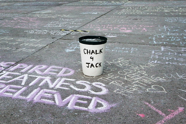 Remembering Jack Layton at Nathan Phillips Square
