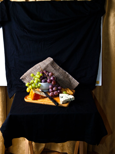 Grapes & Cheese - simple setup