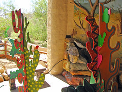 Painting Crazy Cactus at the Desert Discovery Center